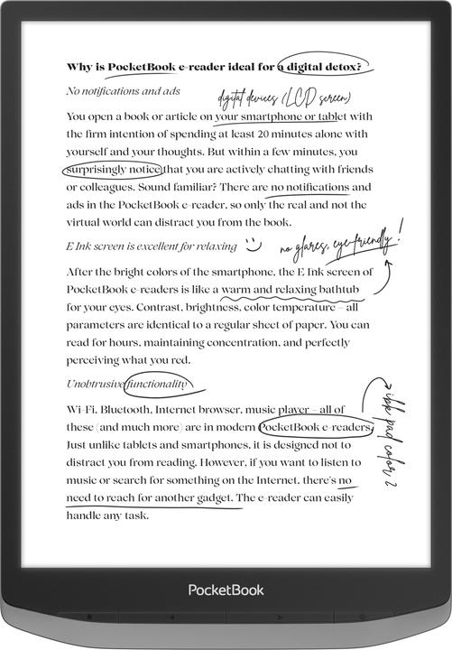 Actual product image PocketBook InkPad X Pro DACH-Version (10.30", 32 GB, Mist Grey)