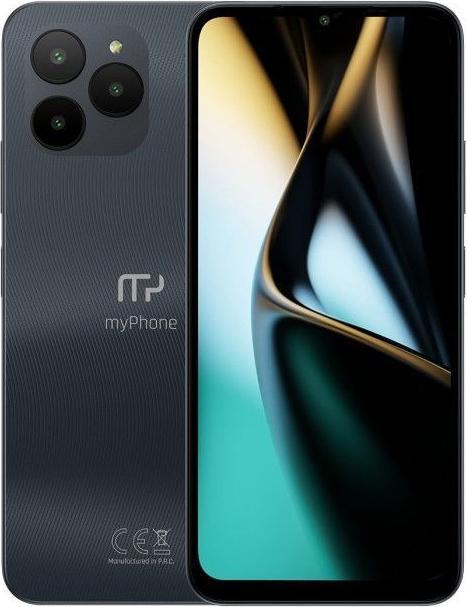 Myphone N23 Lite LTE 3/32GB czarny (32 GB, Dunkelgrau, 6.51", Dual SIM, 13 Mpx, 4G)