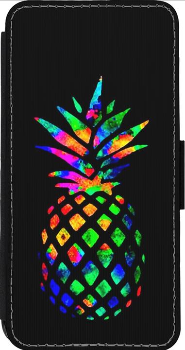 Produktbild PhoneLook Hülle Wallet schwarz Ananas Multi-colors (Apple iPhone 14 Pro Max)