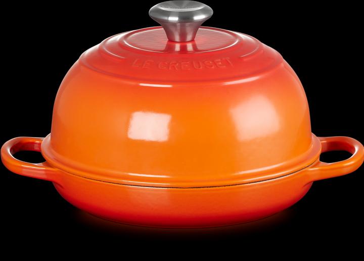 Actual product image Le Creuset Roaster for bread 24cm orange (24 cm, Casserole + Stewpot, Cast iron)