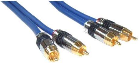 Produktbild InLine Cinch Kabel AUDIO, vergoldete Stecker, 2x Cinch (1 m, Cinch)