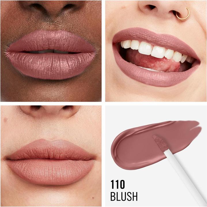 Actual product image Rimmel London Lasting Mega Matte Liquid Lip Colour (110 Blush)