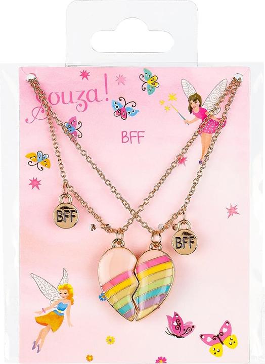 Souza for Kids BFF 2 Halsketten, Herz/ Regenbogen (36 cm)