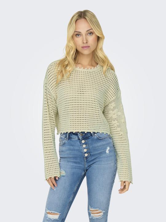 Produktbild Only Verkürzt Rundhals Pullover Strickpullover (XXL)