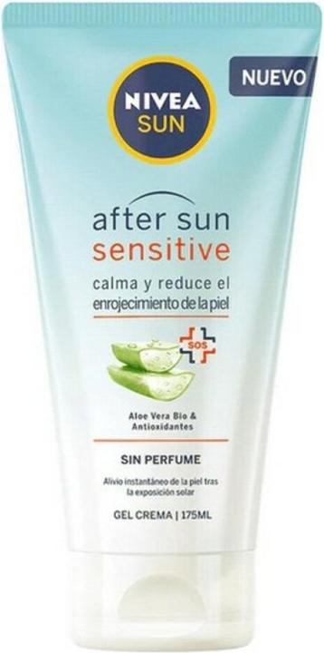 Produktbild NIVEA SUN AFTER SUN SENSITIVE gel crema sin perfume 175 ml (Gel, 175 ml)