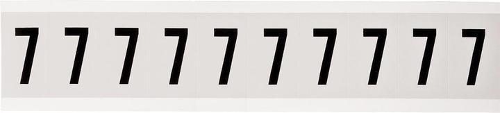 Actual product image Brady W15 Series, labels with numbers and letters