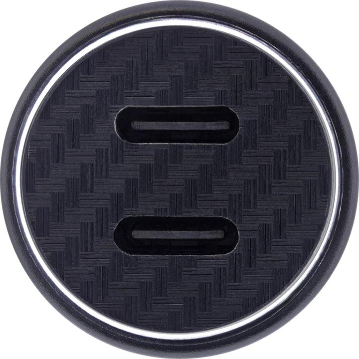 Immagine prodotto InLine Adattatore USB per auto Power Delivery, 2x USB Type-C, nero