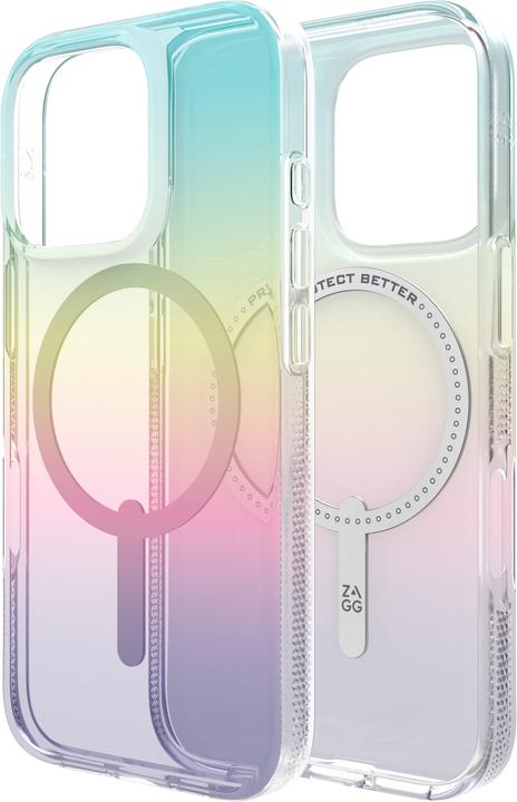 Immagine prodotto Zagg Milan Snap MagSafe Custodia per iPhone 16 Pro - Iridescente (Apple iPhone 16 Pro)