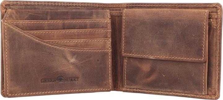 Produktbild Greenburry Vintage Geldbörse RFID Schutz Leder 12 cm
