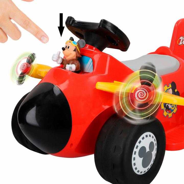 Produktbild Mickey Mouse Elektroauto für Kinder Batterie Flugzeug 6 V (6 V)