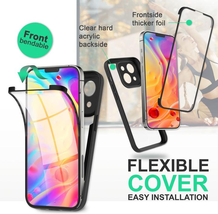 Produktbild Nalia Klare 360 Grad Hybrid Hülle (Apple iPhone 14 Plus)