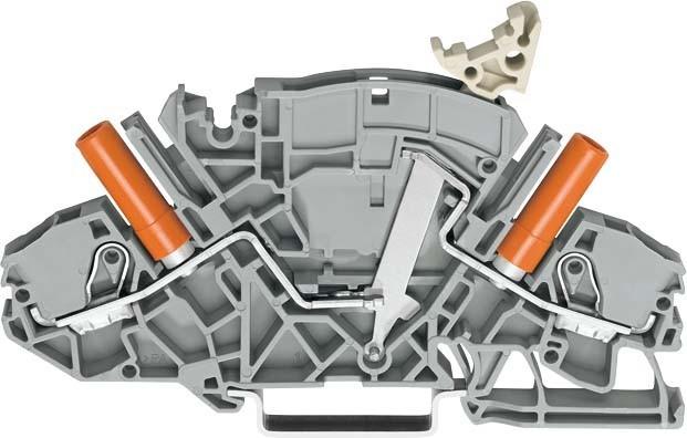 Image du produit Wago Borne de déconnexion et de test 2 fils 10mm2 pour transformateurs de courant à bille (2007-8811)
