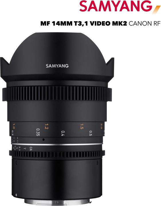 Actual product image Samyang 14mm T3.1 MK2 Canon RF (Canon RF, full size, APS-C / DX)