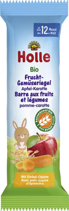 Immagine prodotto Holle Barretta di frutta e verdura Mela Carota Bio (25 g)