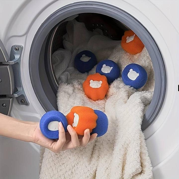 Image du produit Esmée Wiederverwendbarer Fussel Ball Tierhaarentferner für Waschmaschine / Trockner 3er Set