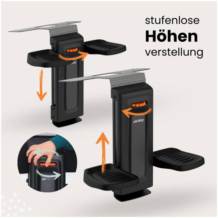 Actual product image Okiday Footrest orange