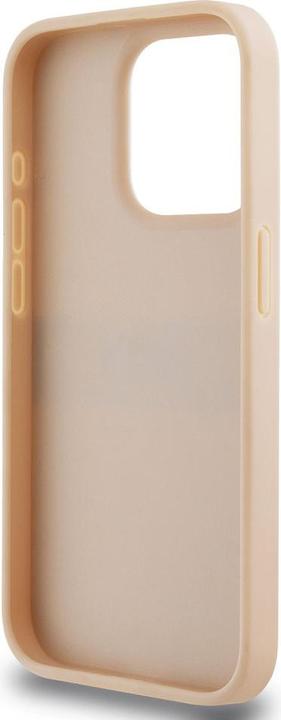 Actual product image DKNY DKHCP14XPRTHSLP iPhone 14 Pro Max 6.7" różowy/pink hardcase Leather Mono Stripe & Metal Logo (Apple iPhone 14 Pro Max)