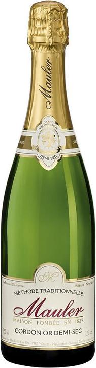 Immagine prodotto Mauler Cordon Or demi-sec Grand Vin Mousseux Suisse (1 x 75 cl)