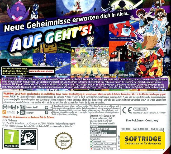 Immagine prodotto Nintendo Pokémon Ultramond (3DS, EN)