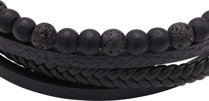 Actual product image Heideman Lino black colours (23 cm, 100% leather)