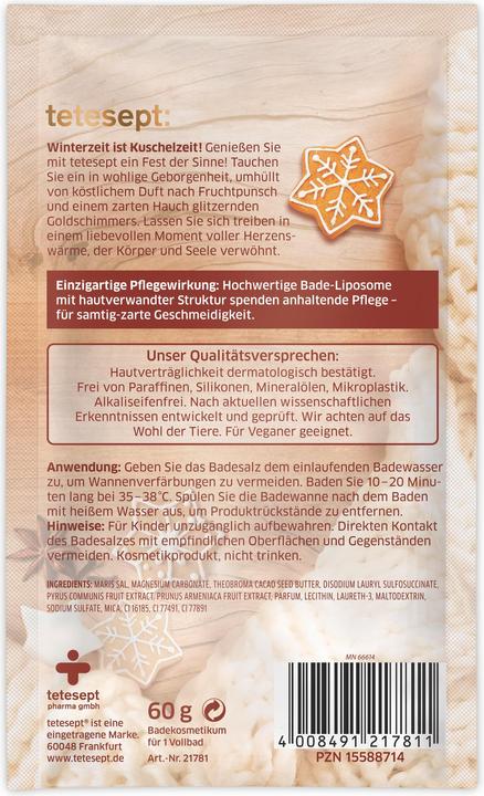 Immagine prodotto Tetesept Set Momenti di benessere invernali 3x60g (Sali da bagno)
