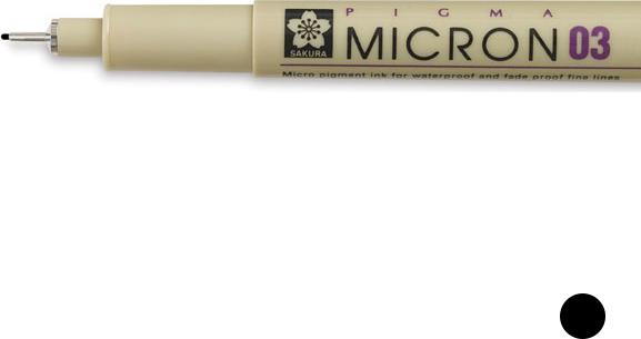 Produktbild Sakura Pigma Micron (Schwarz, 1 x)