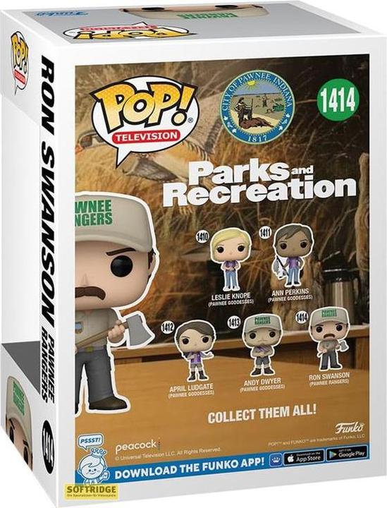 Actual product image Funko Parks and Recreation POP! TV Vinyl Figure Ron (Ranger) 9 cm