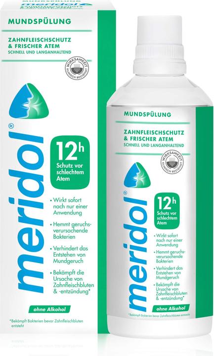 Produktbild Meridol Sicherer Atem Mundspülung (400 ml, Mundspülung)