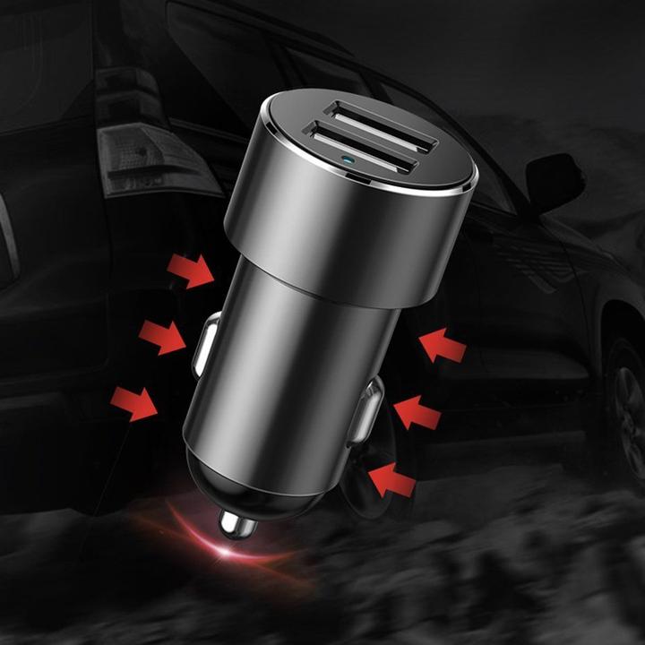 Actual product image Baseus High Efficiency One to Two Cigarette LighterBlack