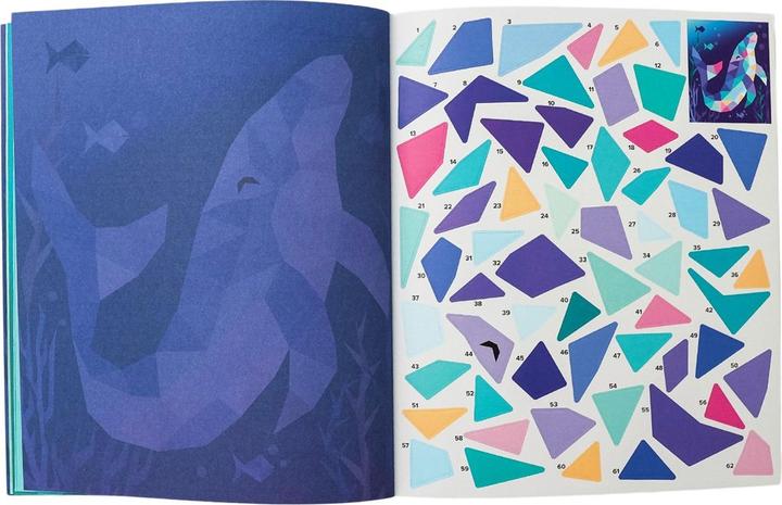 Actual product image Artista Sticker Painting Buch Ocean