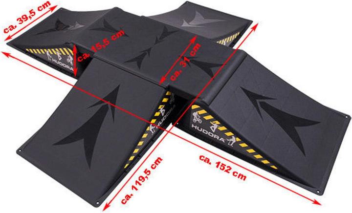 Actual product image Hudora Skater ramp set, 5-piece