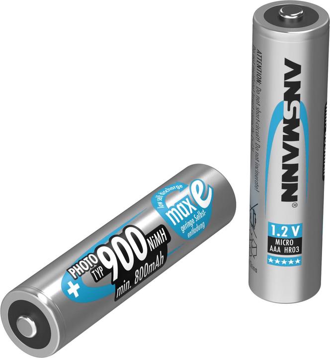 Produktbild Ansmann Batterie MaxE AAA (1 Stk., AAA, 800 mAh)