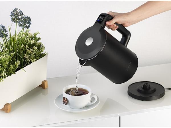 Immagine prodotto Rosenstein & Söhne Bollitore d'acqua di design, selezione della temperatura, funzione keep-warm, 2.200 watt, 1,5 l (1.50 l)