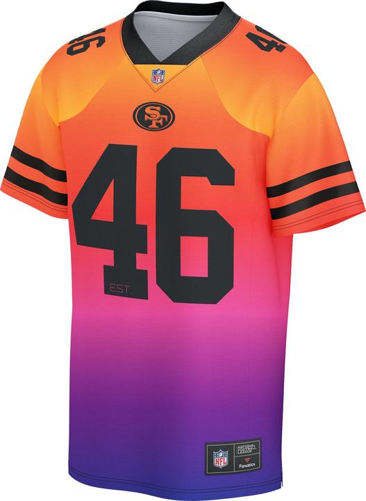 Fanatics San Francisco 49ers NFL SUNSET Mesh Supporters Jersey - M (M)