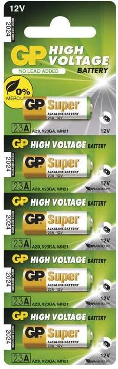 Produktbild GP Batteries Super Alkaline (5 Stk., A23, 55 mAh)