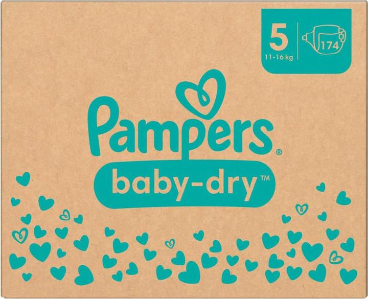 Produktbild Pampers Baby-Dry (Gr. 5, Monatsbox, 174 Stück)