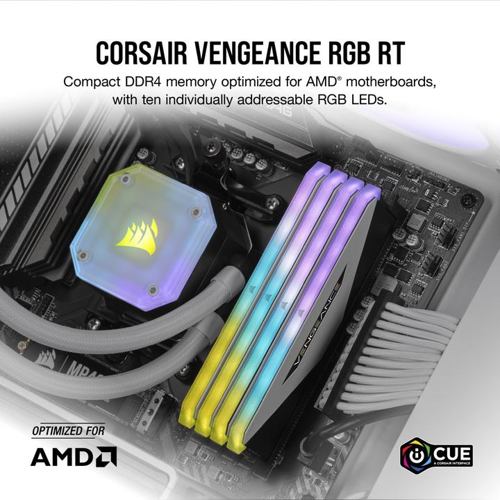 Produktbild Corsair Vengeance RGB RT (2 x 8GB, 3600 MHz, DDR4-RAM, DIMM)