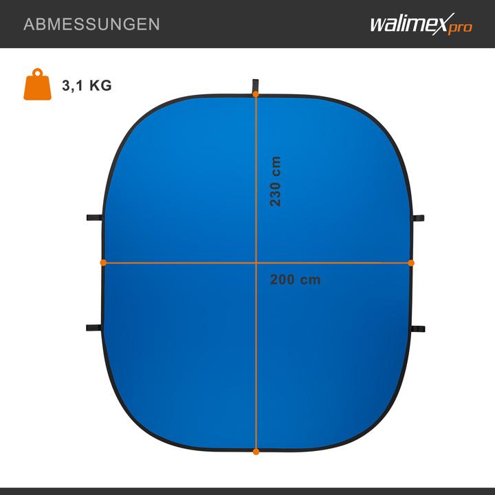Actual product image Walimex Foldable background (200 cm, 230 cm)