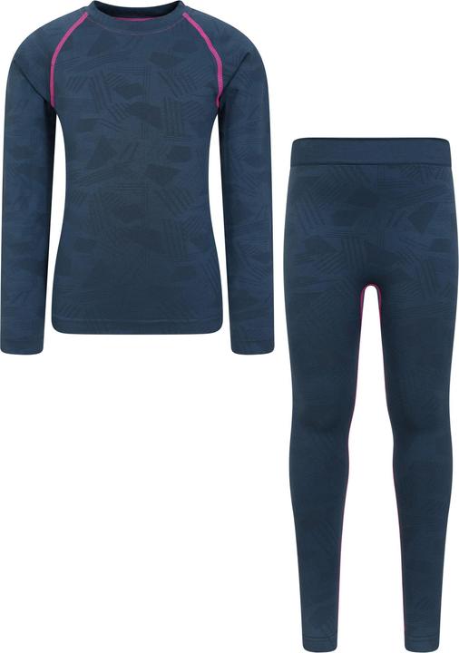 Actual product image Mountain Warehouse Childrens/Kids Seamless Active Base Layer Set (S)