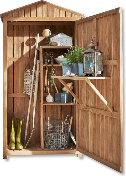 Produktbild Loberon Gartenschrank Tomte antikbraun