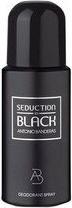 Actual product image Antonio Banderas Seduction In Black deodorant spray 150ml (Spray, 150 ml)
