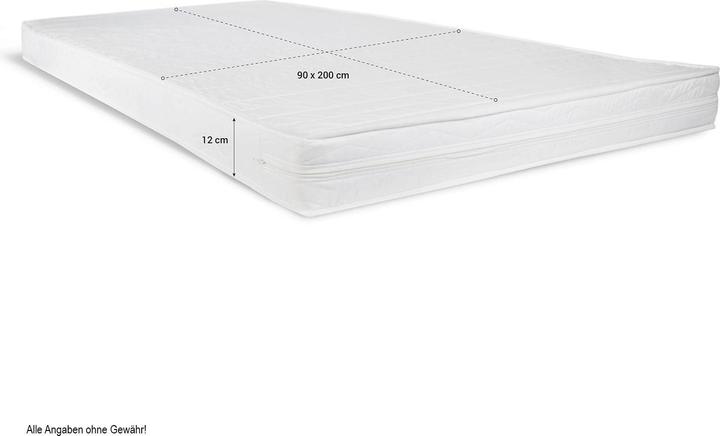 Image du produit Homestyle4u Matelas pour enfants Matelas à roulettes (90 x 200 cm)