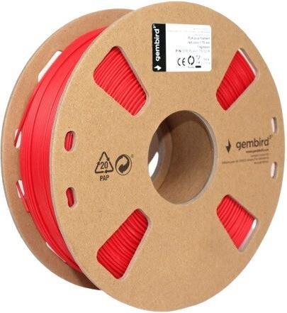Actual product image Gembird DP-PLA1.75-02-R Polyactic Acid (PLA) Red 600 g (PLA, 1.75 mm, 1062 g, Red)