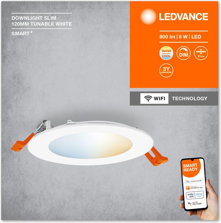 Immagine prodotto Ledvance Smart Recess Slim Downlight (550 lm)