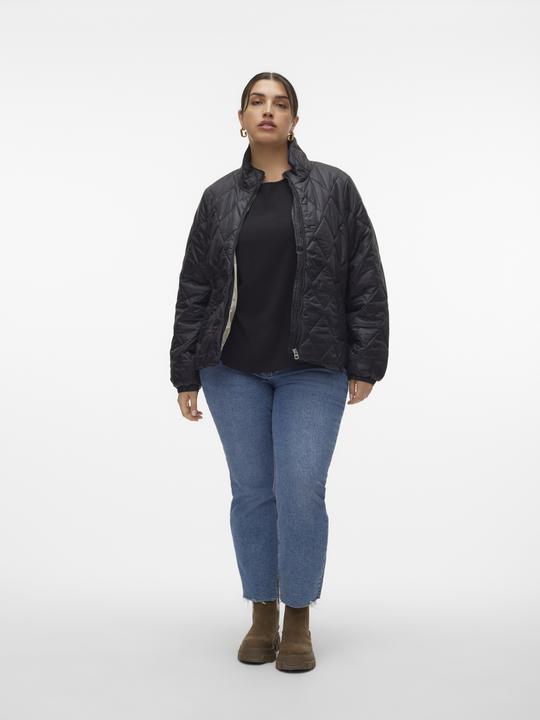 Produktbild Vero Moda Hoch geschlossen Curve Elastische Bündchen Jacke Steppjacke (48)