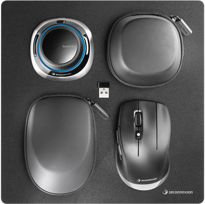 3Dconnexion Spacemouse Wireless Kit 2 (Wireless, Cable)