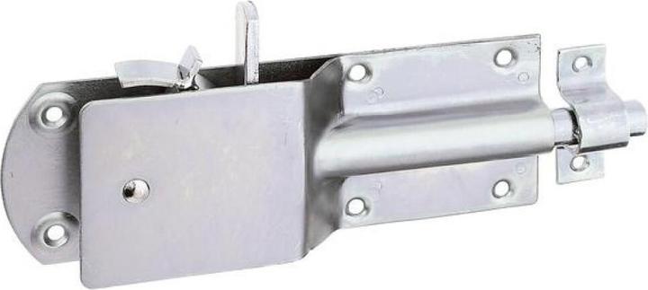 Image du produit GAH Verrou d'étable de sécurité Longueur 200 mm Largeur 125 mm Acier électrozingué jaune (Barre de sécurité, 1 pcs)
