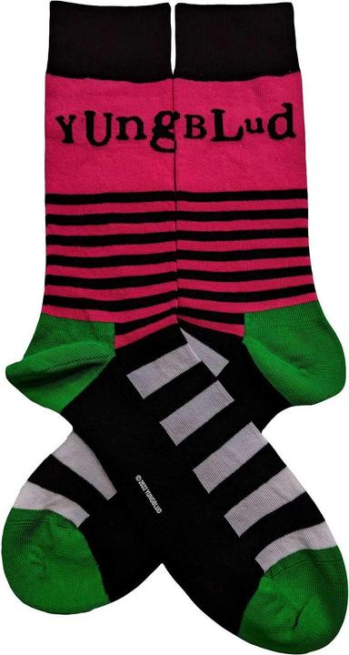 Image du produit Universal Textiles Chaussettes unisexes à logo à rayures pour adultes (40.5 - 45.5)