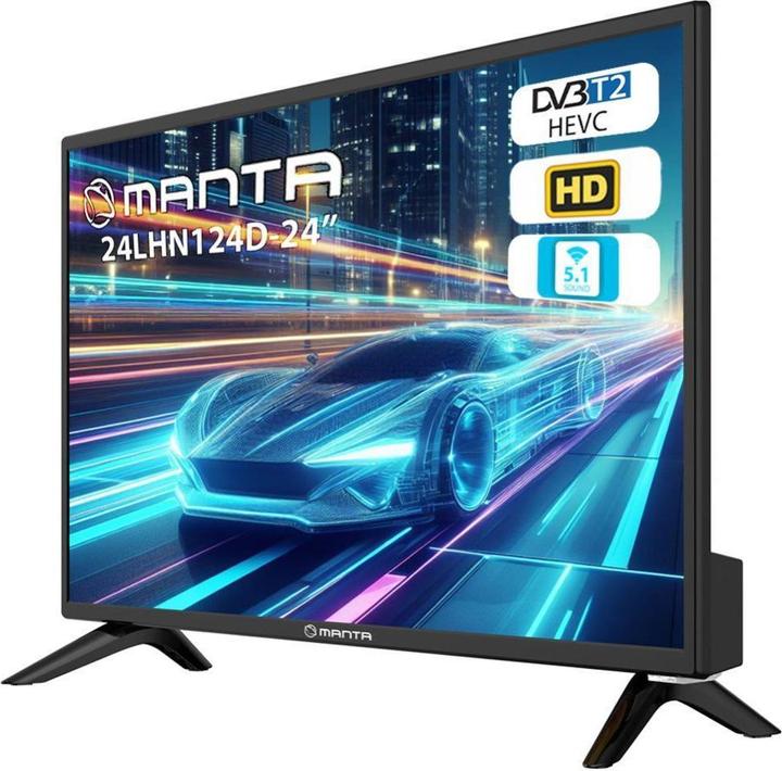 Image du produit Manta Telewizor 24LHN124D (24", LED, HD ready)