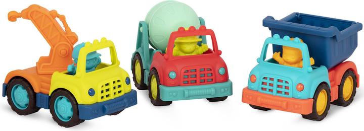 Produktbild B.toys B. Happy Cruisers - Baufahrzeuge 3er Set